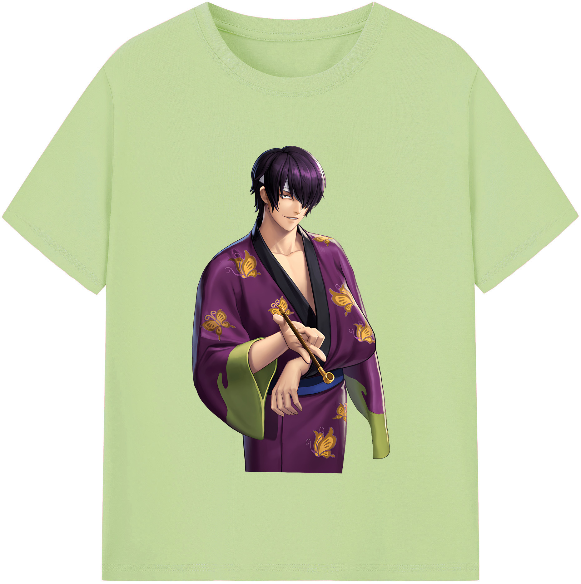 （画像用） ぎんたま 坂田銀時（さかたぎんとき） 神楽 志村新八（しむら しんぱち） GINTAMA Sakata Gintoki Kagura Shimura Shinpachi 綿100％半袖Tシャツ（フロントプリント）